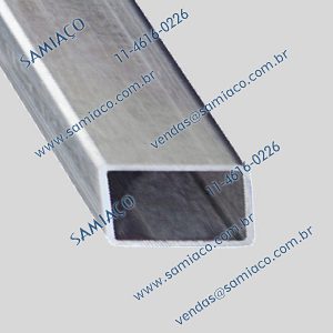 Onde comprar Tubo Retangular Industrial Galvanizado (Metalon Zincado)